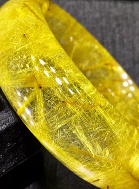 魅晶天然水晶晶体通透金发晶顺发晶形状发手镯