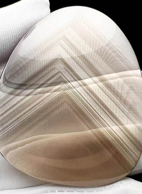 魅晶天然水晶晶体通透天然色带茶水晶千层吊坠