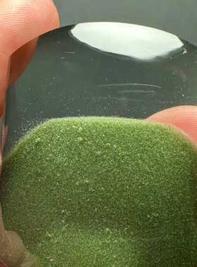 魅晶天然水晶晶体通透墨绿色绿幽灵平安无事牌吊坠