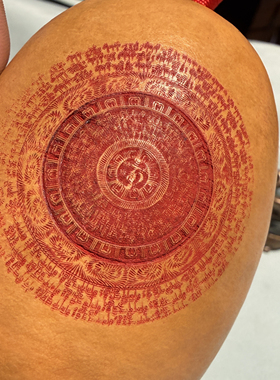 刺青雕刻莲花生大士葫芦摆件国风潮玩精品葫芦唐卡艺术葫芦收藏品