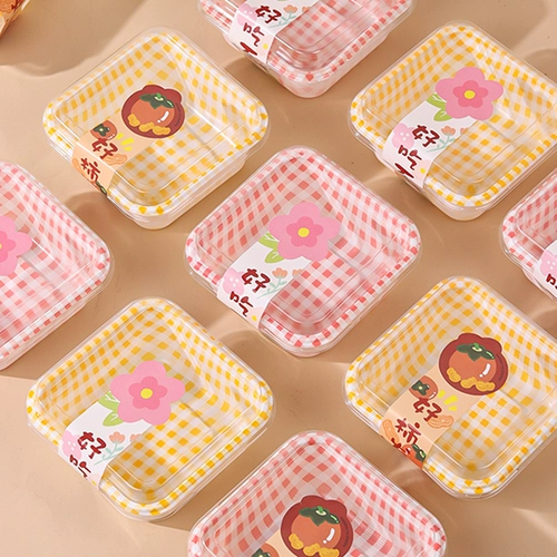 Tiramisu коробка тысяча слой мусс для пирога одноразовая коробка для пикника десерт для пирога для пирога упаковка