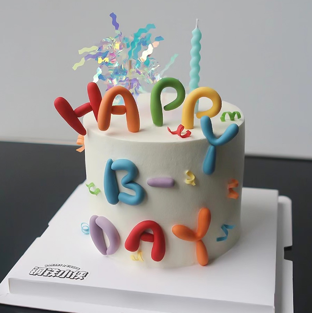 生日快乐happy birthday英文字母文字蛋糕装饰巧克力翻糖硅胶模具