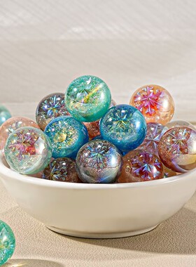 海蒂光变+夜光鲁冰花系列16MM直孔圆珠手工DIY串珠散珠