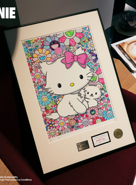 HelloKitty挂画有趣的挂画玄关装饰画HelloKitty系列礼物安尼画廊