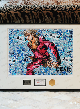《JOJO蓝色时光机2》限量潮流卧室装饰画家居礼物挂画