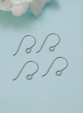 diy万能耳钩配件纯钛新星饰品