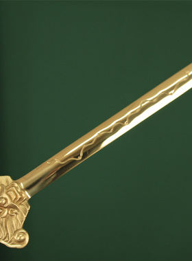 铜剑挂件七星剑道家法器饰品纯铜北斗宝剑八卦黄铜刀剑