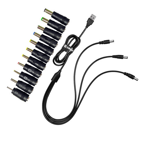 5V1A多用圆口usb充电器电动玩具遥控车翻斗车dc3.5圆头电源充电线 - 图3