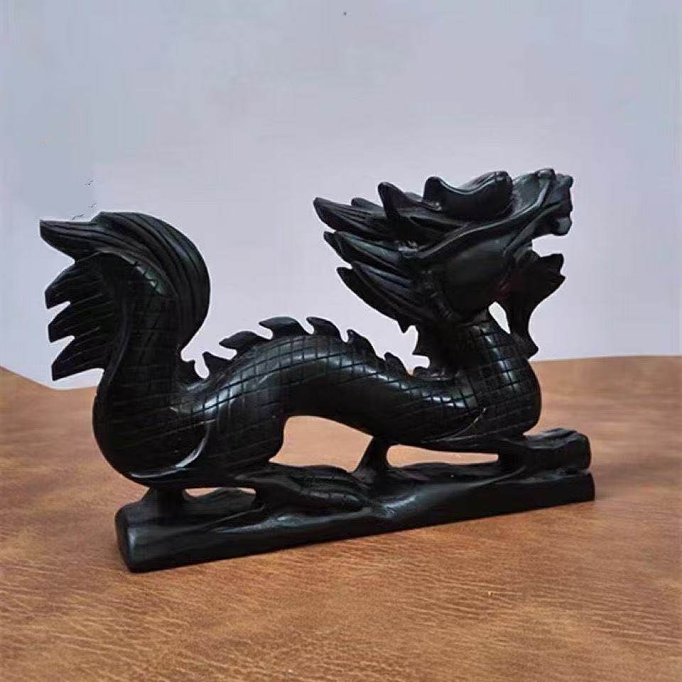 国风龙纹摆件黑曜石龙雕刻工艺品家居装饰国学摆件镇宅办公室摆件,淘宝优惠券,粉丝福利购,淘宝优惠卷