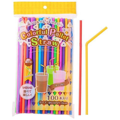 日本宝宝儿童一次性彩色吸管饮料水杯替换吸管可用待产塑料 - 图3