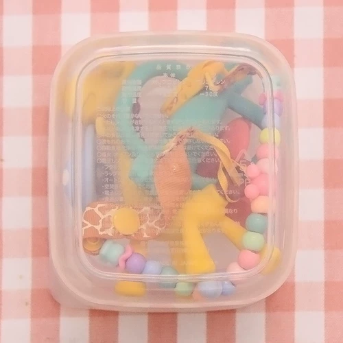 Японский антибактериальный детский прорезыватель, коробка для хранения, игрушка, пылезащитная система хранения