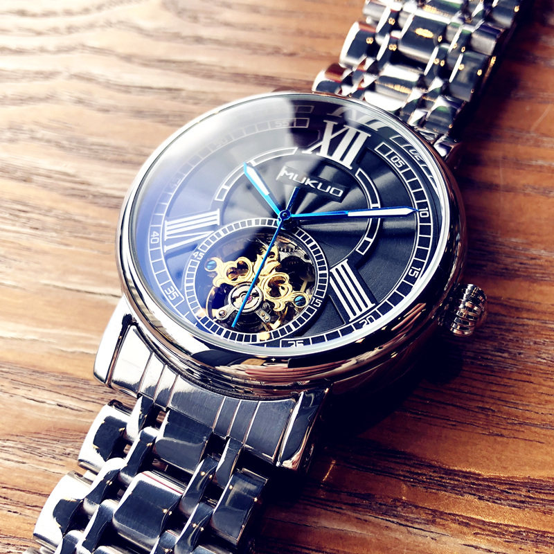 正品男士男款全自动镂空名牌机械表 酷林手表国产腕表