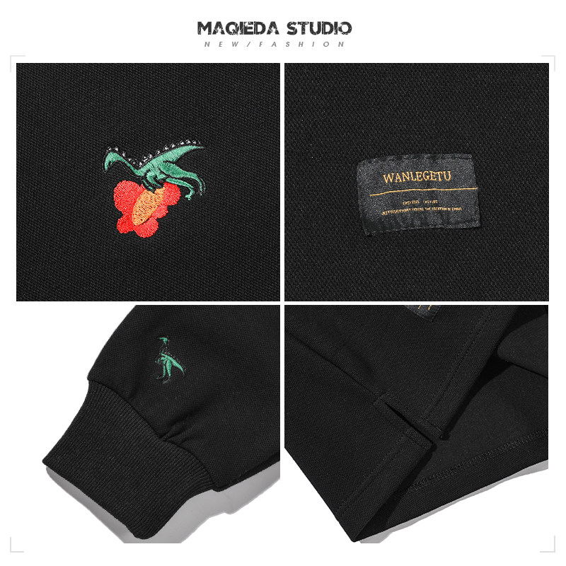 马切达春季男生休闲polo衫日系清新情侣卫衣男士翻领春秋长袖潮牌,淘宝优惠券,粉丝福利购,淘宝优惠卷