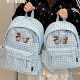 Japanese sweet and cute puppy backpack for women niche high-looking and versatile large-capacity student school bag children's backpack