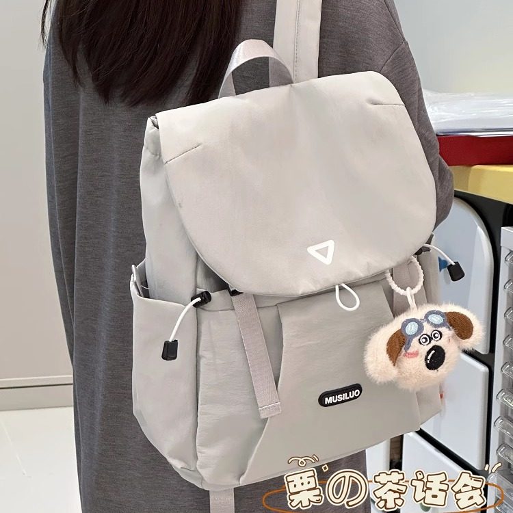 韩系ins小众轻便旅游双肩包女生初中高中学生书包大容量电脑背包,淘宝优惠券,粉丝福利购,淘宝优惠卷