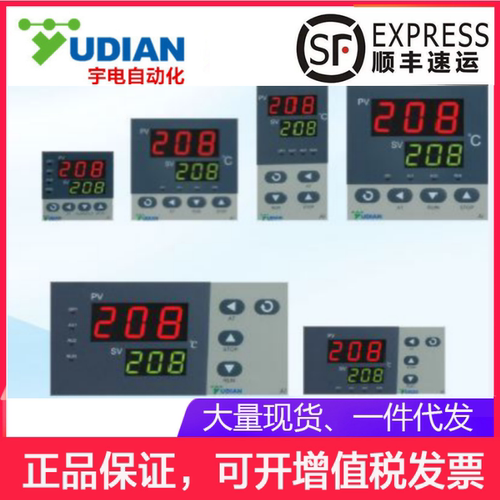 厦门宇电宇光仪表 AI-208D2G 208DGL0 AI-208DGL5 AI208L温控仪表 - 图0