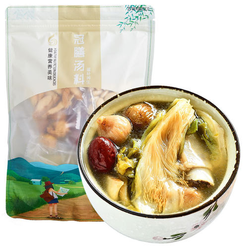 冠膳霸王花红枣玉竹汤料包雾霾咳润清燥广东养生药膳滋补煲汤材料 - 图3