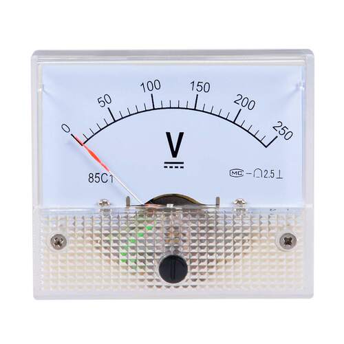 85C1指针式直流电压表10V15V20V30V50V100V150V250V机械伏特表头 - 图1