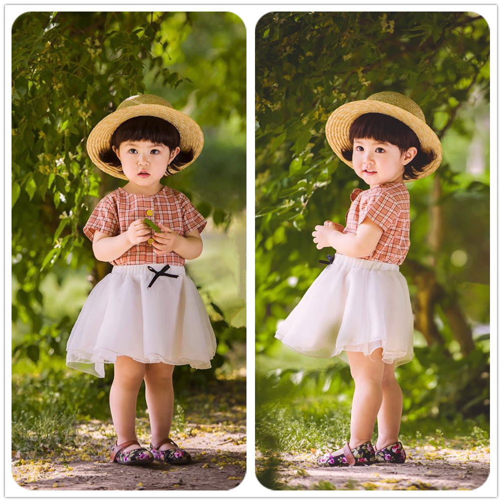 2016新款兒童攝影服裝 韓版影樓3歲服飾特價出售女寶寶套裝連衣裙
