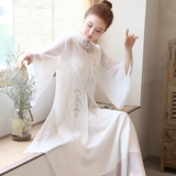 Летний тонкий кардиган, комплект, китайский стиль, большой размер, ручная роспись