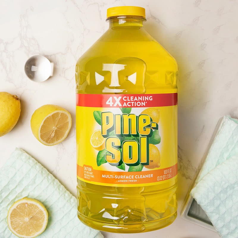 美国进口Pine-Sol派素多用途清洁剂(柠檬香型)5.9L 2.95Lx2Clorox-图0