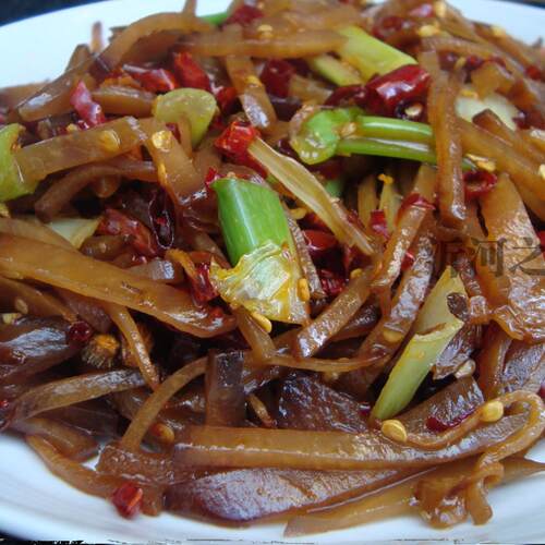 包邮山东徐州新沂邳州炒咸菜辣疙瘩丝尖椒辣疙丝辣椒炒拉疙丝250g - 图2