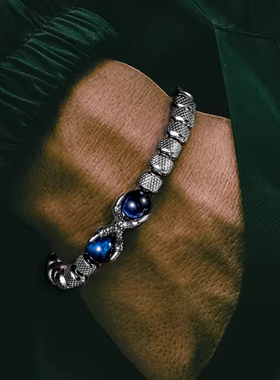 鹰爪搭配男士手链不锈钢Morooki