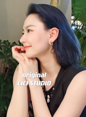 CICI王鹤棣同款幸运星项链小众设计轻奢高级感潮酷毛衣链合金项链