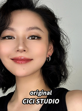 CICI原创设计高级感耳扣猪鼻子小众设计感气质轻奢时尚耳钉耳环