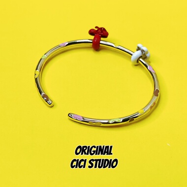 CICI STUDIO小众可爱卡通小兔樱桃手镯ins时髦派对手环礼物圣诞节