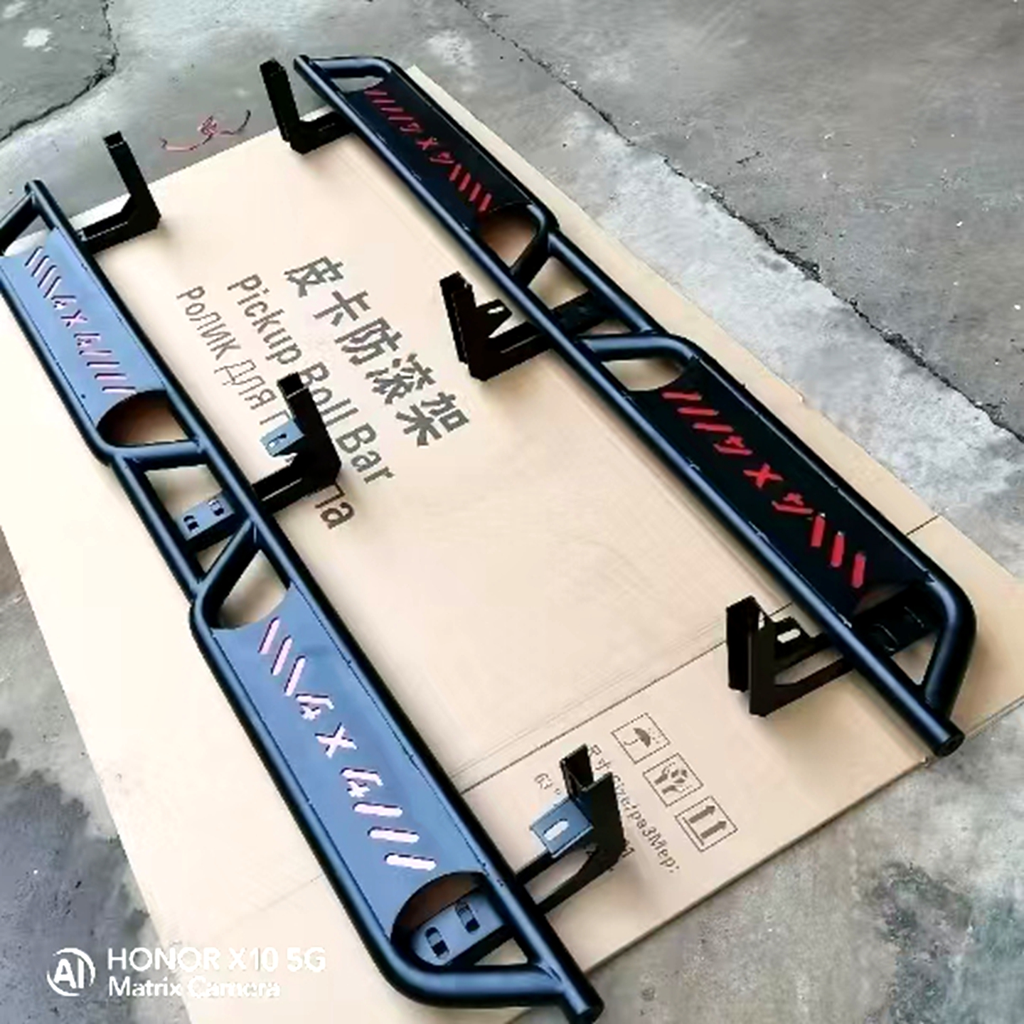 适用新东风日产纳瓦拉新锐骐76Pro皮卡车改装加厚锰钢外侧脚踏板-图2