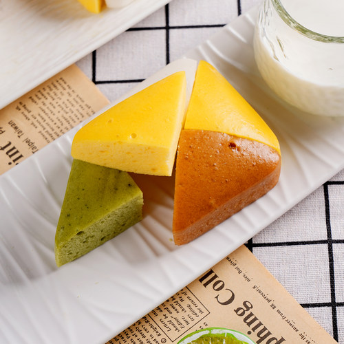 四季发财糕儿童早餐点心酒店饭店发糕米糕宴席半成品特色小吃甜品 - 图2