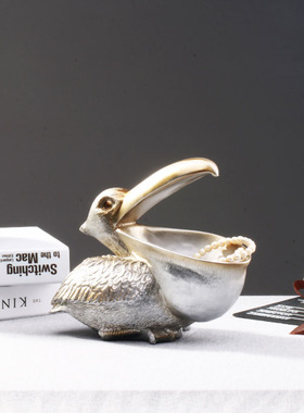 家居客厅玄关钥匙收纳动物小摆件