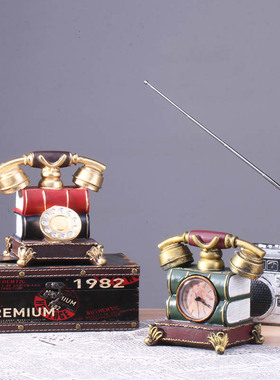 复古怀旧风树脂咖啡厅酒吧电话机