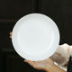 Jingdezhen bone porcelain household tableware 8-inch plate