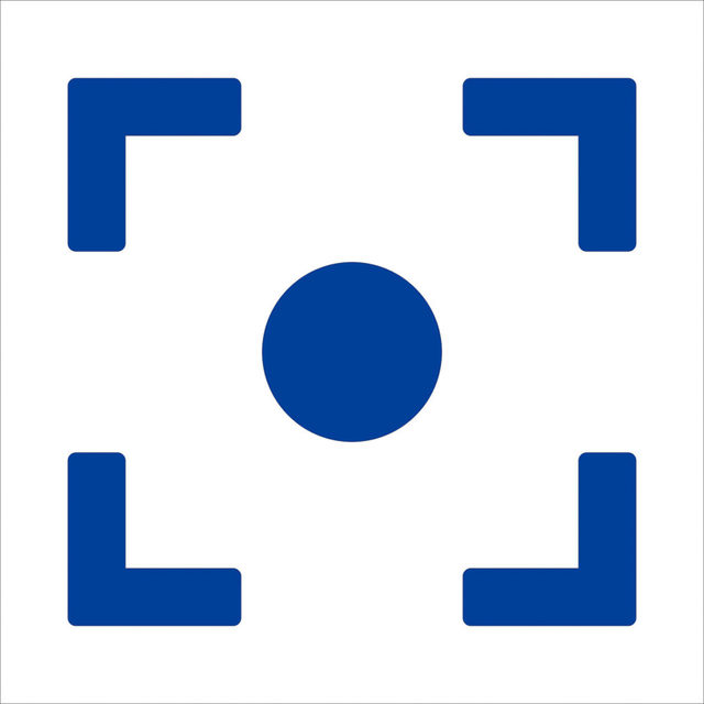 Item placement label management right-angle L-shaped positioning sticker