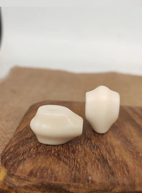 象牙果三通佛头鲨鱼背创意款式DIY星月配饰配件非粉压纯天然三通