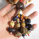 Bodhi seed eighteen pendant hand jewelry mascot natural