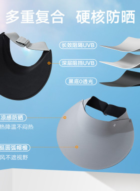 遮脸帽子无痕一体防紫外线时尚