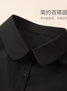 毛衣装饰假领子100%棉内搭衣领子