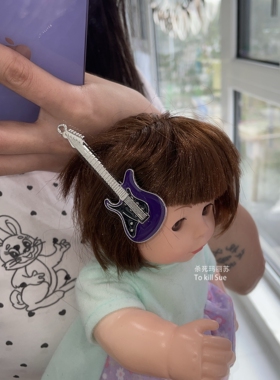 个性小众辣妹电吉他发夹