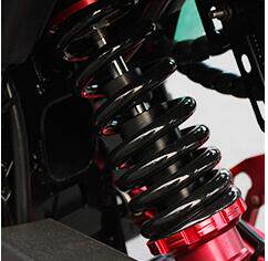 Free shipping monkey modified M3M5Z6 little monster mid-mounted rear shock-absorbing electric battery motorcycle hydraulic airbag increased
