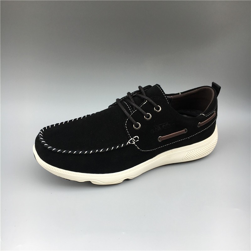 37 38 39 43码 公牛户外男鞋 真皮磨砂皮韩版运动鞋系带休闲皮鞋 - 图2