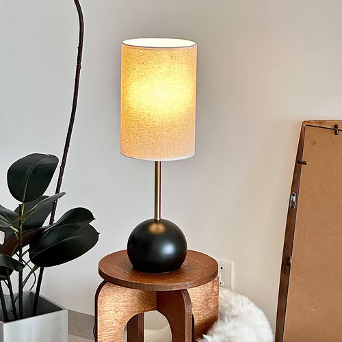 北欧设计酒店样板间美式简约台灯卧室床头灯客厅创意温馨个性桌灯 - 图3