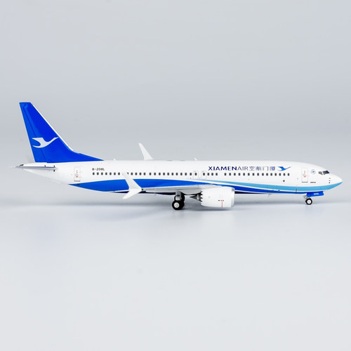 NGmodel 1:400 合金飞机模型 厦门航空 B737Max8 B-208L - 图0