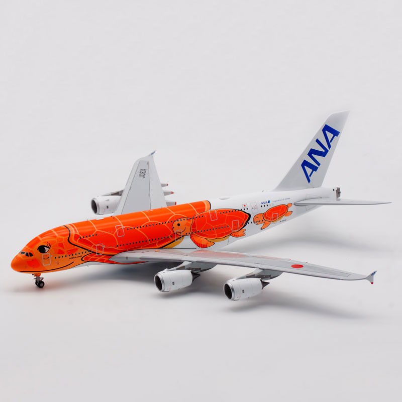 1/200 客机模型JC Wings全日空 ANA A380 橙海龟 JA383A 新版 - 图0