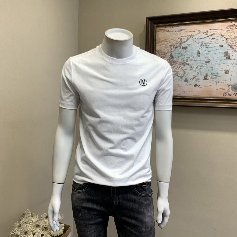 2020夏季新款短袖t恤男韩版修身 musstosiT恤