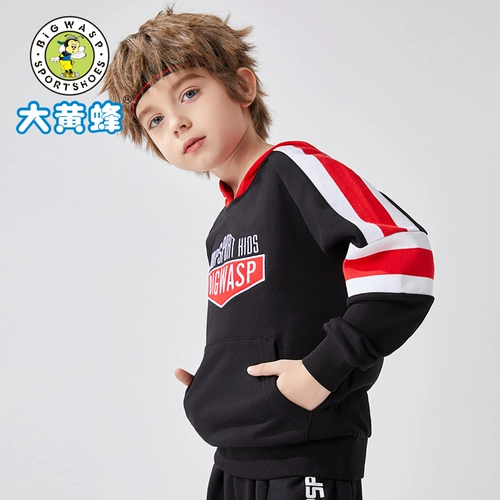 Бамблби для мальчиков для школьников, осенний детский спортивный костюм, толстовка с капюшоном, коллекция 2021, в западном стиле