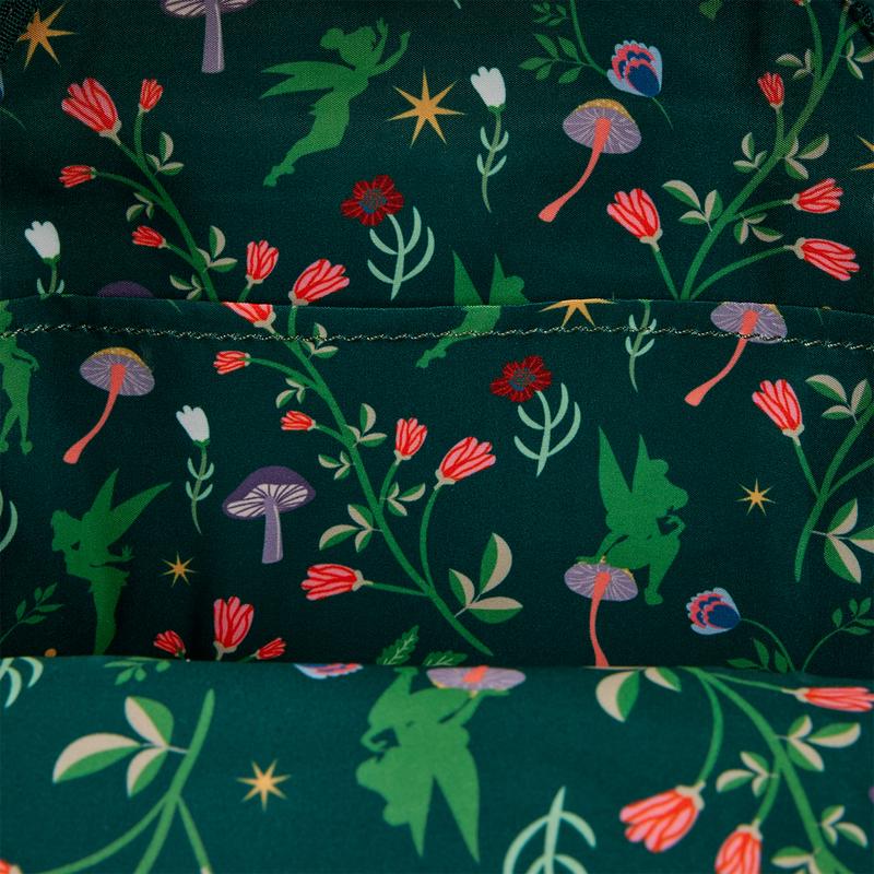 代购Loungefly迪士尼联名梦幻花漾迷你双肩背包少女可爱休闲通勤 - 图3