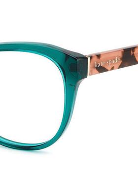 代购kate spade女士眼镜框猫眼绿色塑料全框日常通勤眼镜架